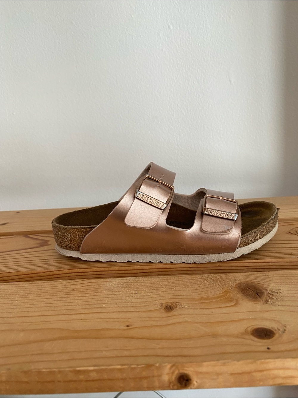 Birkenstock Arizona Kids Electric Metallic Copper Sandals 11 - Picture 5 of 14